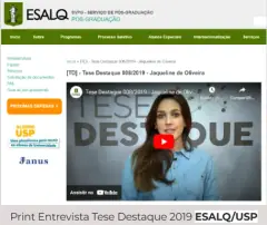 Defesa de Tese ESALQ